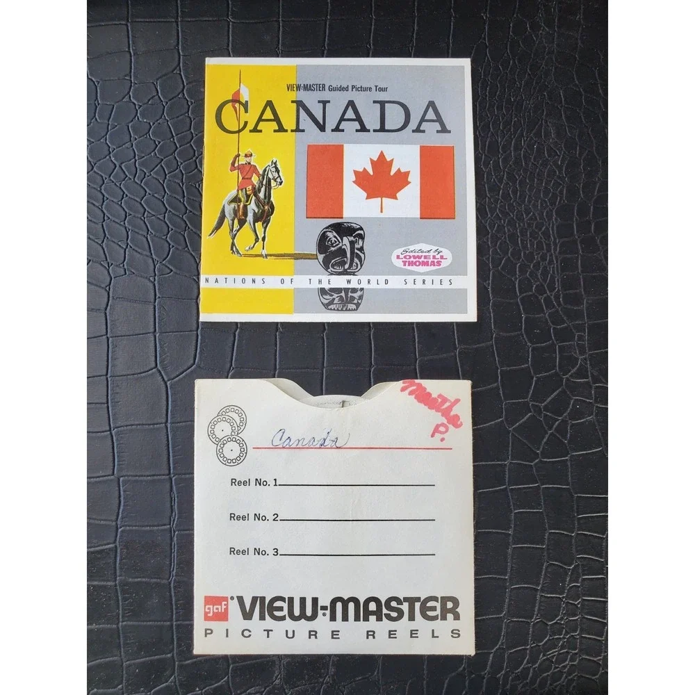 Vintage • View Master 3-D Tour- Canada - 3‎ Reels/21 Pictures